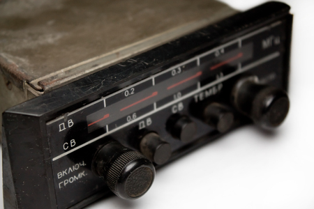 old car radioの写真素材