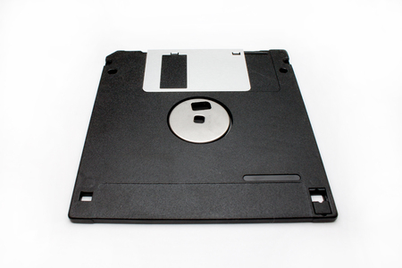 floppy disk on white backgroundの写真素材