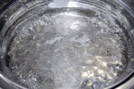 boiling waterの写真素材