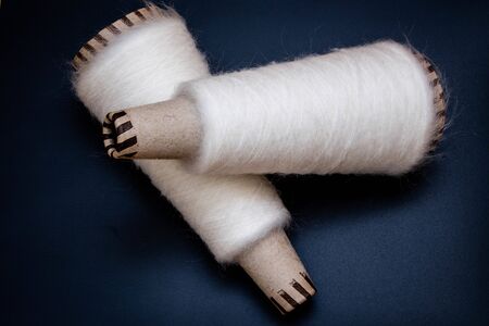 natural wool bobbin yarn