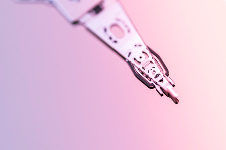 Computer Hard Disk Drive macro photoの写真素材