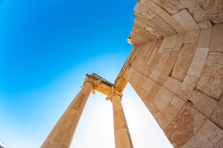 Temple of Apollo  Limassol District  Cyprusの写真素材