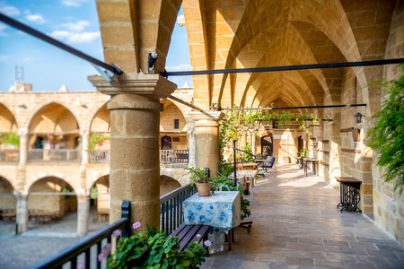 Caravanserai Buyuk Han the Great Inn is the largest caravansarai on the island of Cyprus. Nicosiaのeditorial素材