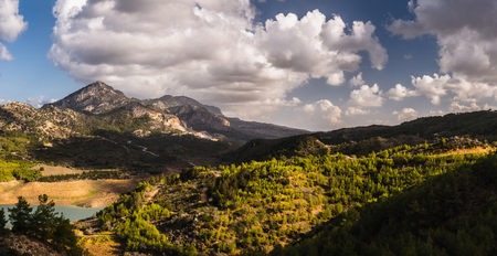 Kyrenia Mountains, Cyprus.の写真素材