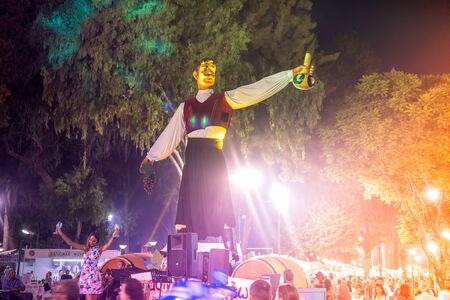 LIMASSOL, CYPRUS - SEPTEMBER 02, 2018: Limassol wine festival.のeditorial素材