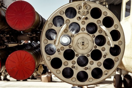 Possible armament configuration on helicopter gunship.の写真素材