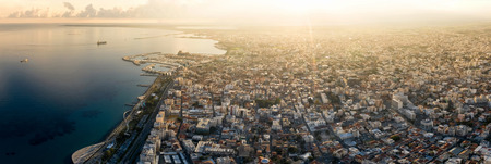 Limassol cityscape, Panoramic view. Cyprusの写真素材