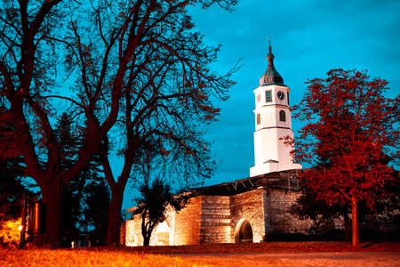Stambol Gate at Belgrade Fortress. Kalemegdan Park, Belgrade, Serbiaのeditorial素材