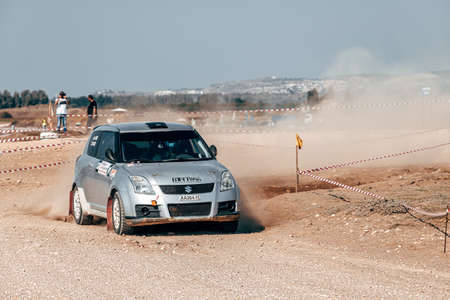 Mandria, Paphos District, Cyprus - November 11, 2018: Suzuki Swift Sport RS at Paphos Auto Rally...