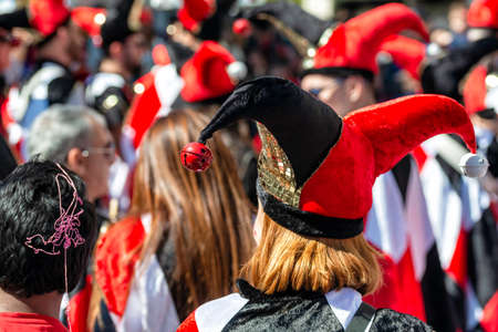Carnival parade participants. Limassol, Cyprus