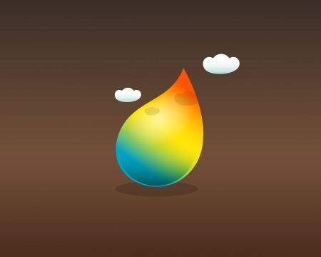 Ecosystem metaphor illustrationのイラスト素材