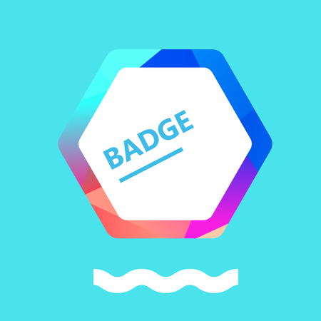 Abstract geometric background. Modern overlapping triangles. Unusual color shapes for your message. Business or tech presentation, app cover templateのイラスト素材