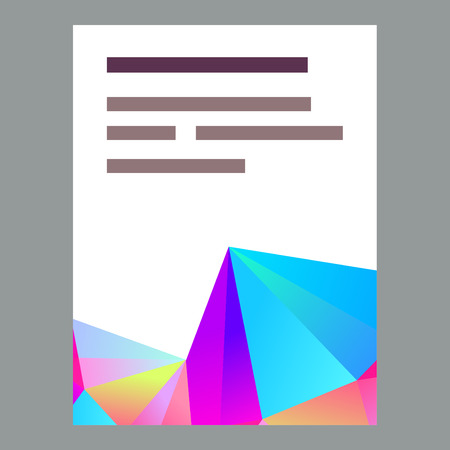 Abstract geometric background.のイラスト素材