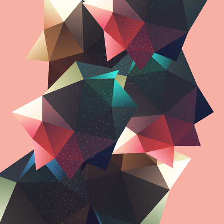 Abstract geometric background.のイラスト素材