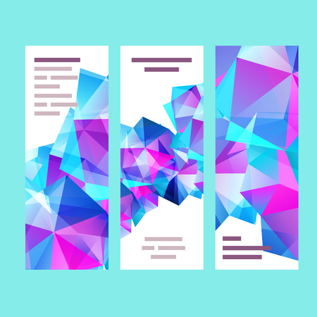 Vector polygonal design element for advertisment, attention and eye catchingのイラスト素材