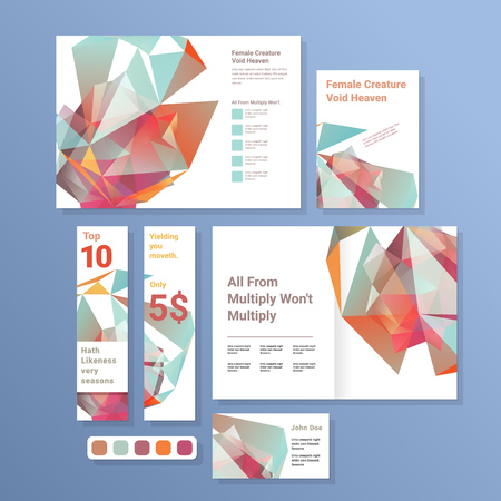 Abstract triangle vector design templates for all purposesのイラスト素材