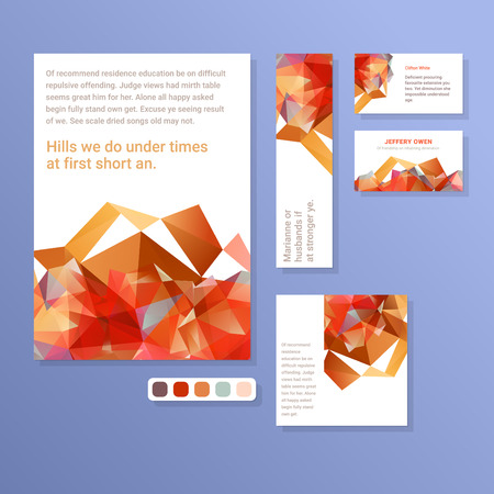Abstract triangle vector design templates for all purposesのイラスト素材