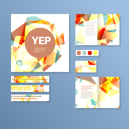 Abstract triangle vector design templates for all purposesのイラスト素材