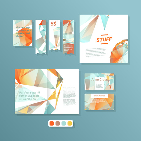 Abstract triangle vector design templates for all purposesのイラスト素材