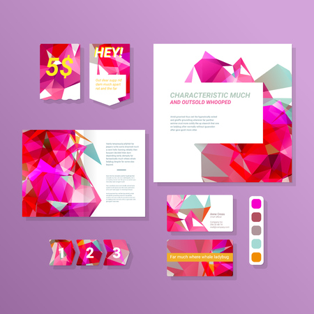 Abstract triangle vector design templates for all purposesのイラスト素材