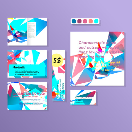 Abstract triangle vector design templates for all purposesのイラスト素材