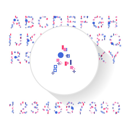 Vector fresh typeface illustration for presentational purposesのイラスト素材