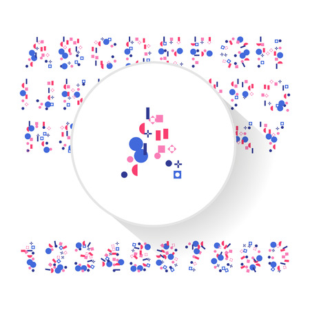 Vector fresh typeface illustration for presentational purposesのイラスト素材