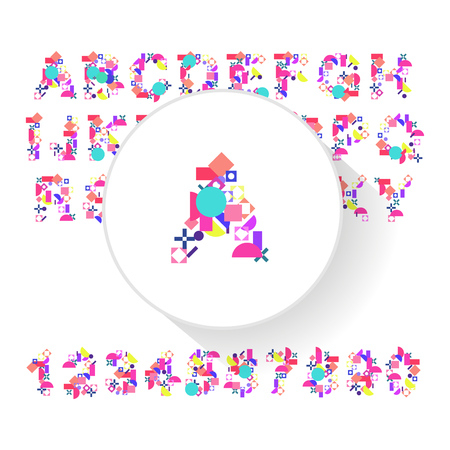 Vector fresh typeface illustration for presentational purposesのイラスト素材