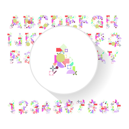 Vector fresh typeface illustration for presentational purposesのイラスト素材