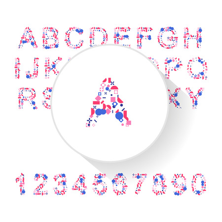 Vector fresh typeface illustration for presentational purposesのイラスト素材
