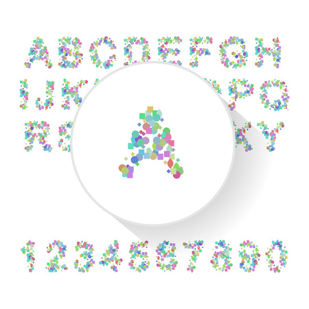 Vector fresh typeface illustration for presentational purposesのイラスト素材
