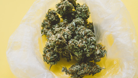 marijuana as the most popular drug in the world. Turnover of light narcotic substances in Americaの写真素材