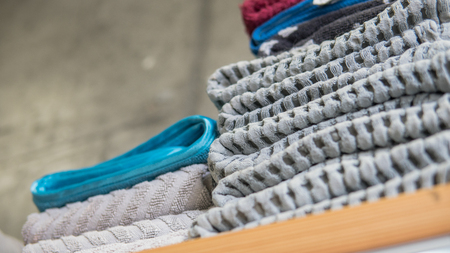 bathing york in a professional beauty salon for dogsの写真素材