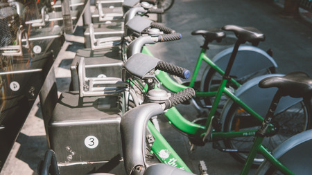 bicycle rent in USAの写真素材