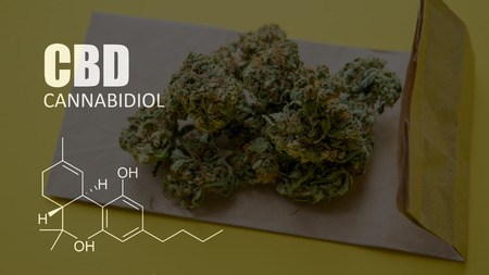 chemical formulas of elements THC CBD in marijuana medical strains