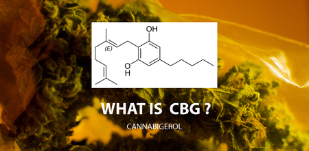 CBG Cannabigerol marijuana elements.の写真素材