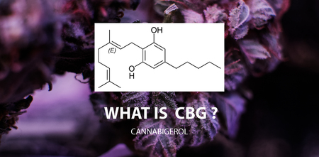 CBG Cannabigerol marijuana elements.の写真素材