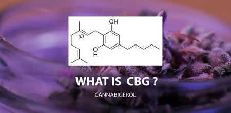 CBG Cannabigerol marijuana elements.の写真素材