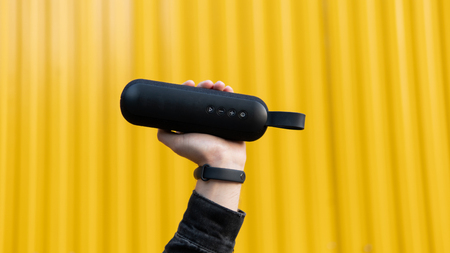 Modern portable wireless music speaker
