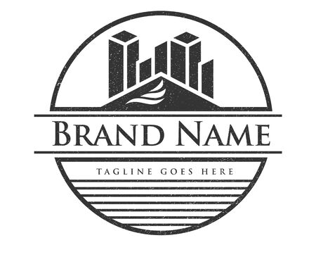 abstract building ideas design vector illustration on backgroundのイラスト素材