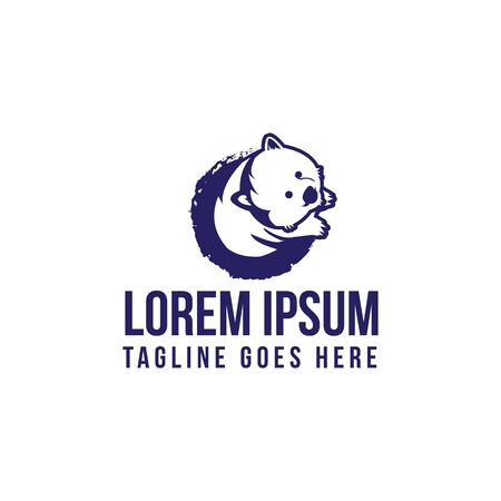 Illustration design a cute baby bear. Best hand drawn illustration design cute bear. Vector illustration EPS.8 EPS.10のイラスト素材