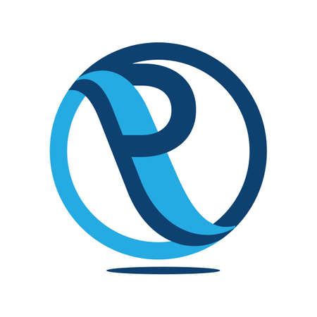 new modern approach initial P Letter logo design vector graphic concept illustrationsのイラスト素材