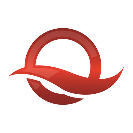 trendy Q logo initial Q graphic concept in modern style vector icons illustrationsのイラスト素材
