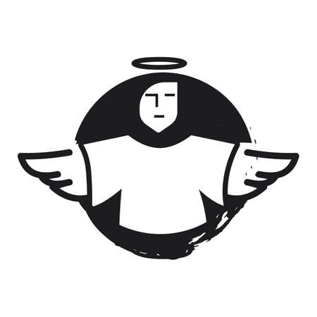 orange grey modern style abstract swirls spiral logo design vortex circle vector graphic elementのイラスト素材