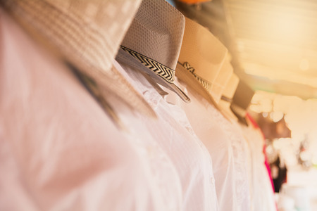 Mannequins, female dressed in casual clothes in the market.の写真素材