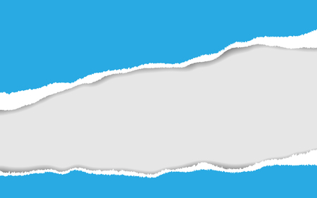 Ripped paper. Vector of ripped paper. The paper was ripped background.のイラスト素材