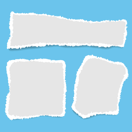 Ripped paper. Vector of ripped paper. the paper was ripped background.のイラスト素材