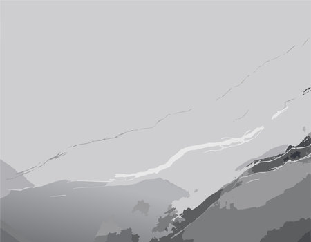 White old concrete wall grunge texture with copy space for text. Grunge gray texture of chips, cracks, scratchesのイラスト素材