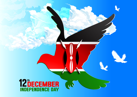 Kenya Celebrates Independence Dayのイラスト素材