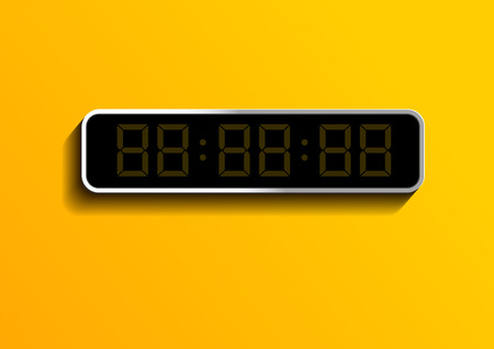 Digital Number Background, Vector illustration. you can place relevant content on the area.のイラスト素材